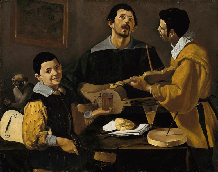 Diego Velazquez Musical Trio (df01) oil painting picture